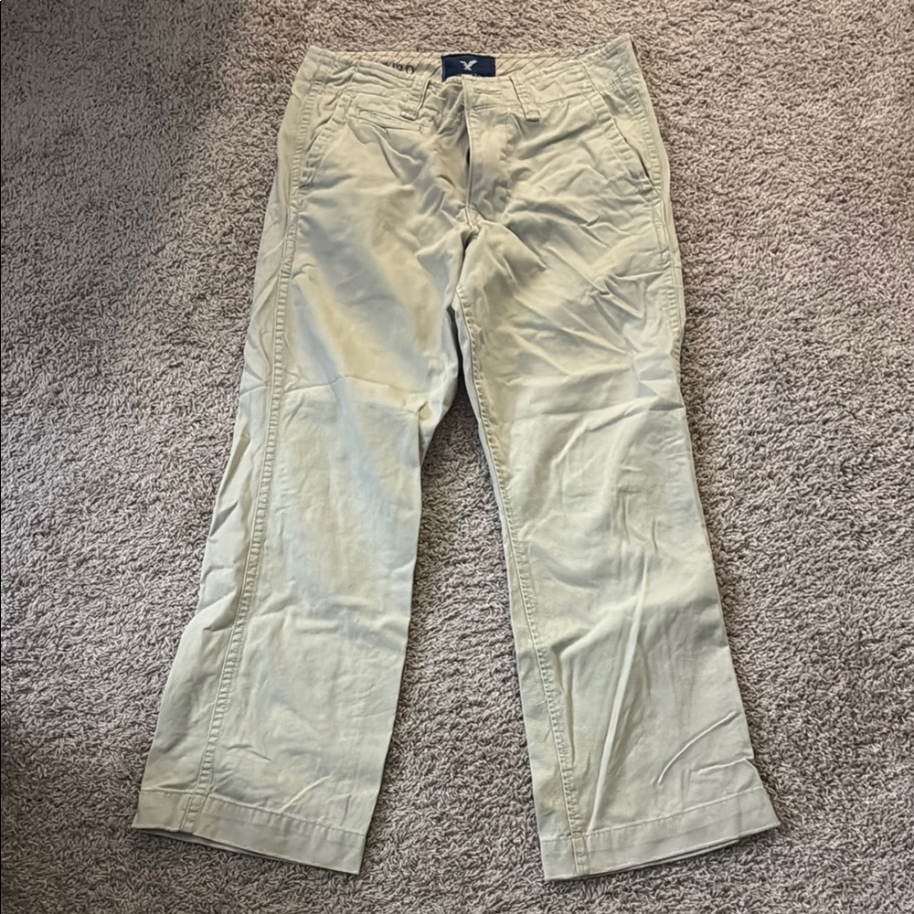 American Eagle Outfitters Light Beige Chino Pants